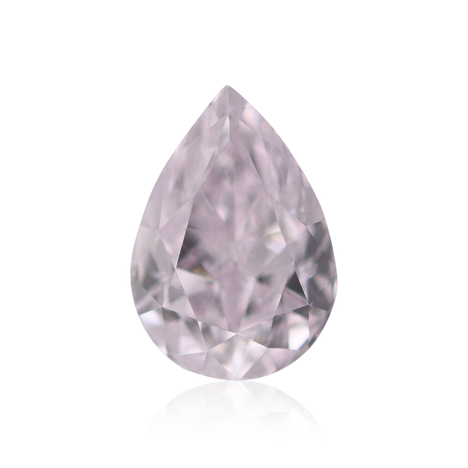 0.55 Carat Very Light Pink Pear Diamond SI1 GIA