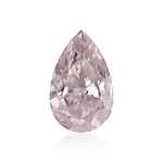 0.54 Carat Fancy Brownish Pink Pear Diamond VS2 GIA