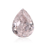 0.51 Carat Light Pink Pear Diamond SI1 GIA