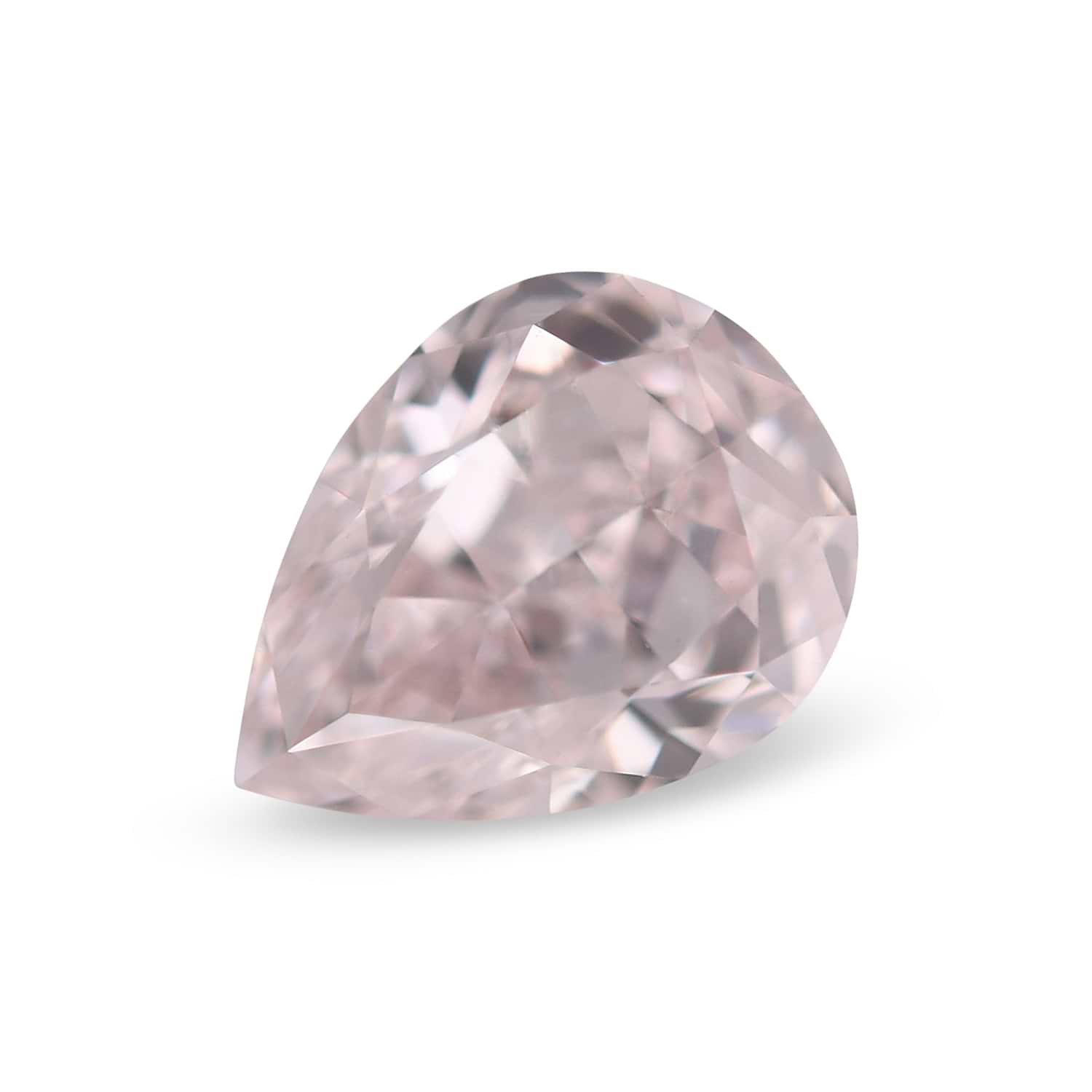 0.51 Carat Light Pink Pear Diamond SI1 GIA