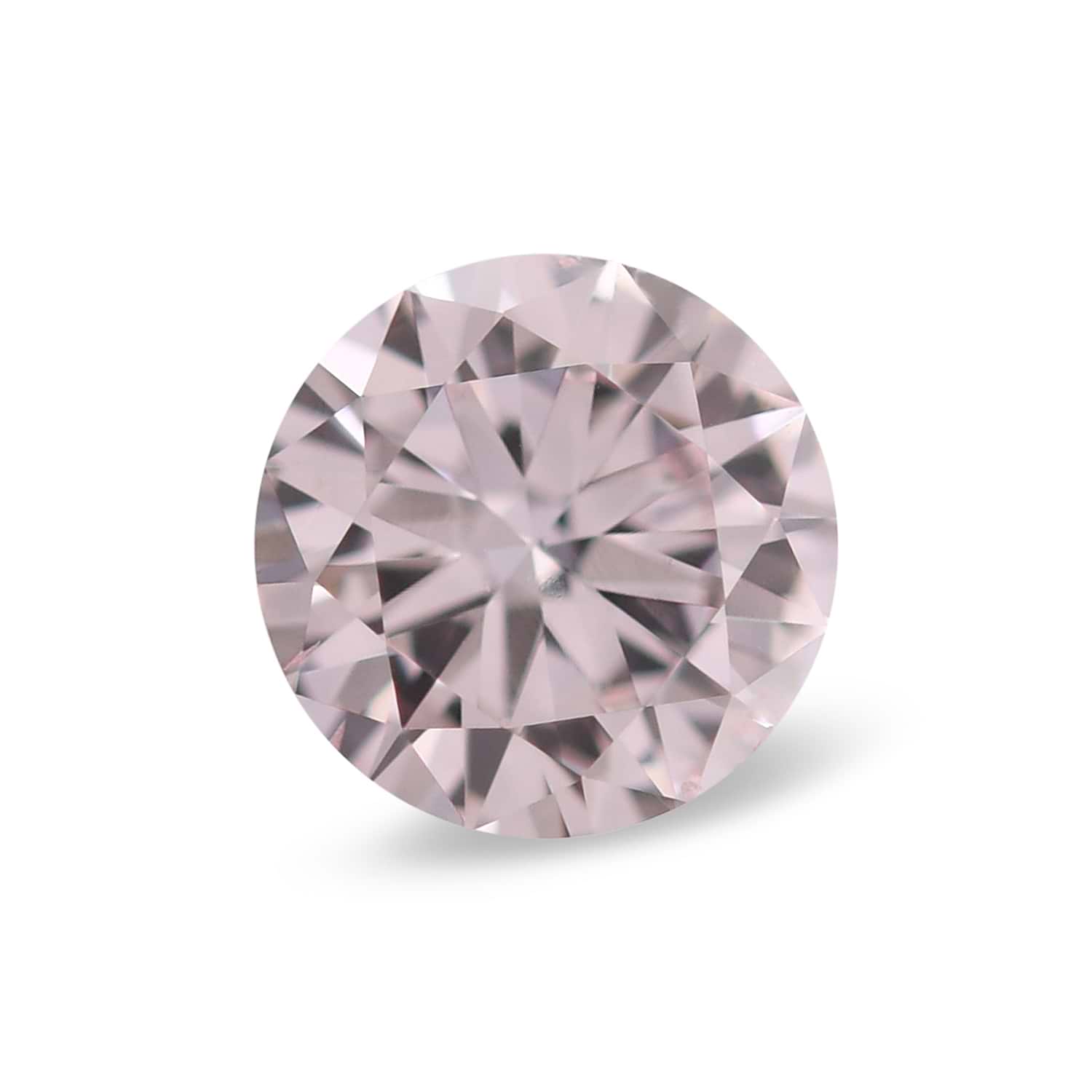 0.36 Carat Fancy Light Pink Round Brillant Diamond SI1 GIA