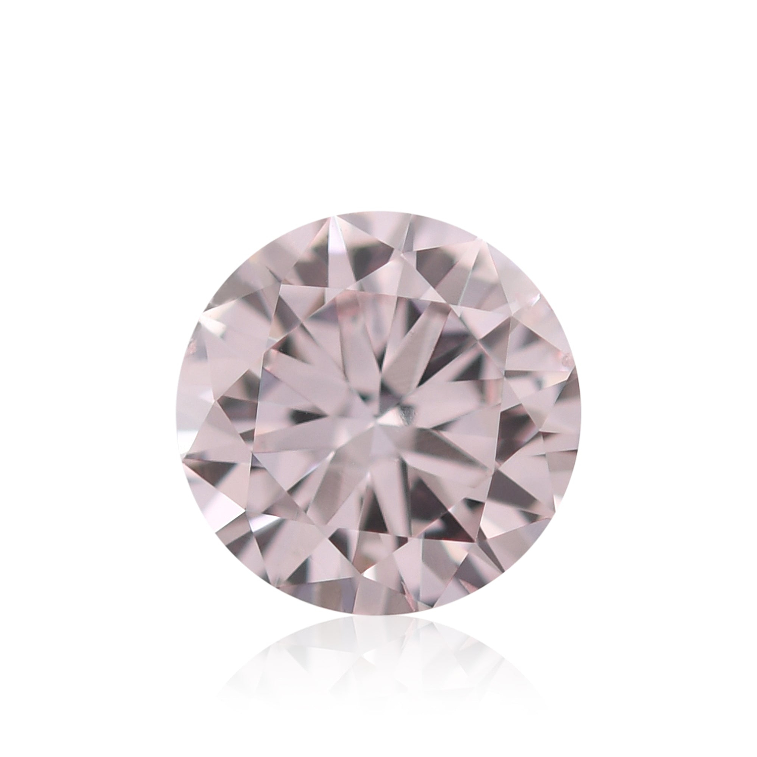 0.36 Carat Fancy Light Pink Round Brillant Diamond SI1 GIA