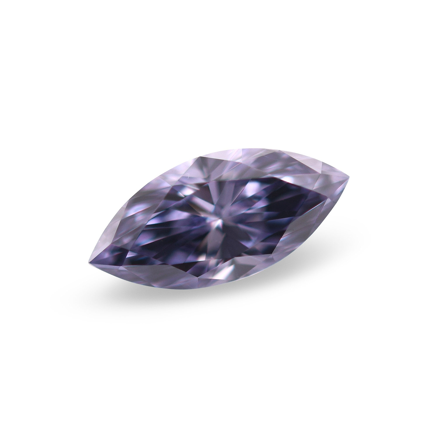 0.30 Carat Fancy Gray Violet Marquise Diamond VS2 GIA