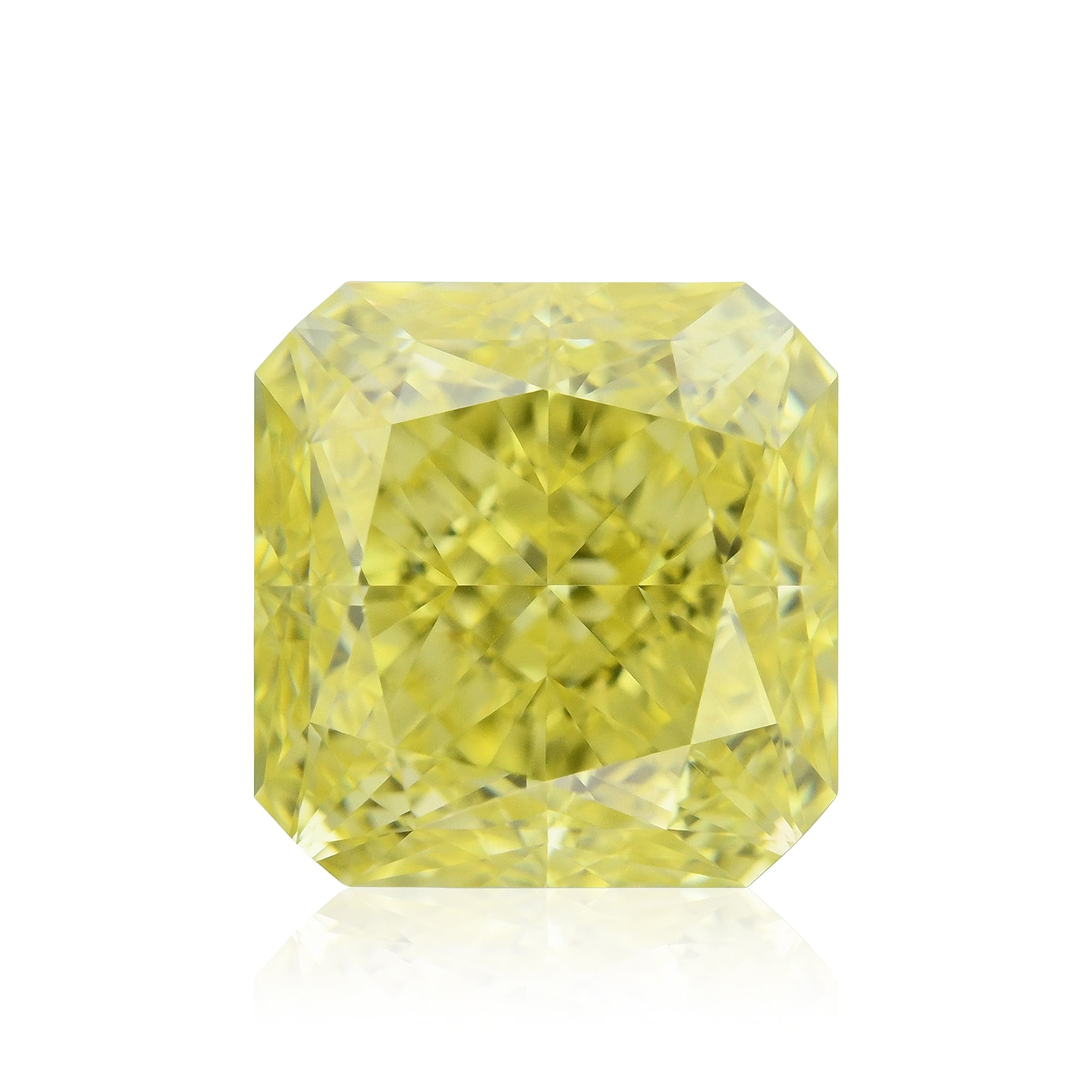 1.53 Carat Fancy Intense Yellow Radiant Diamond VS1 GIA