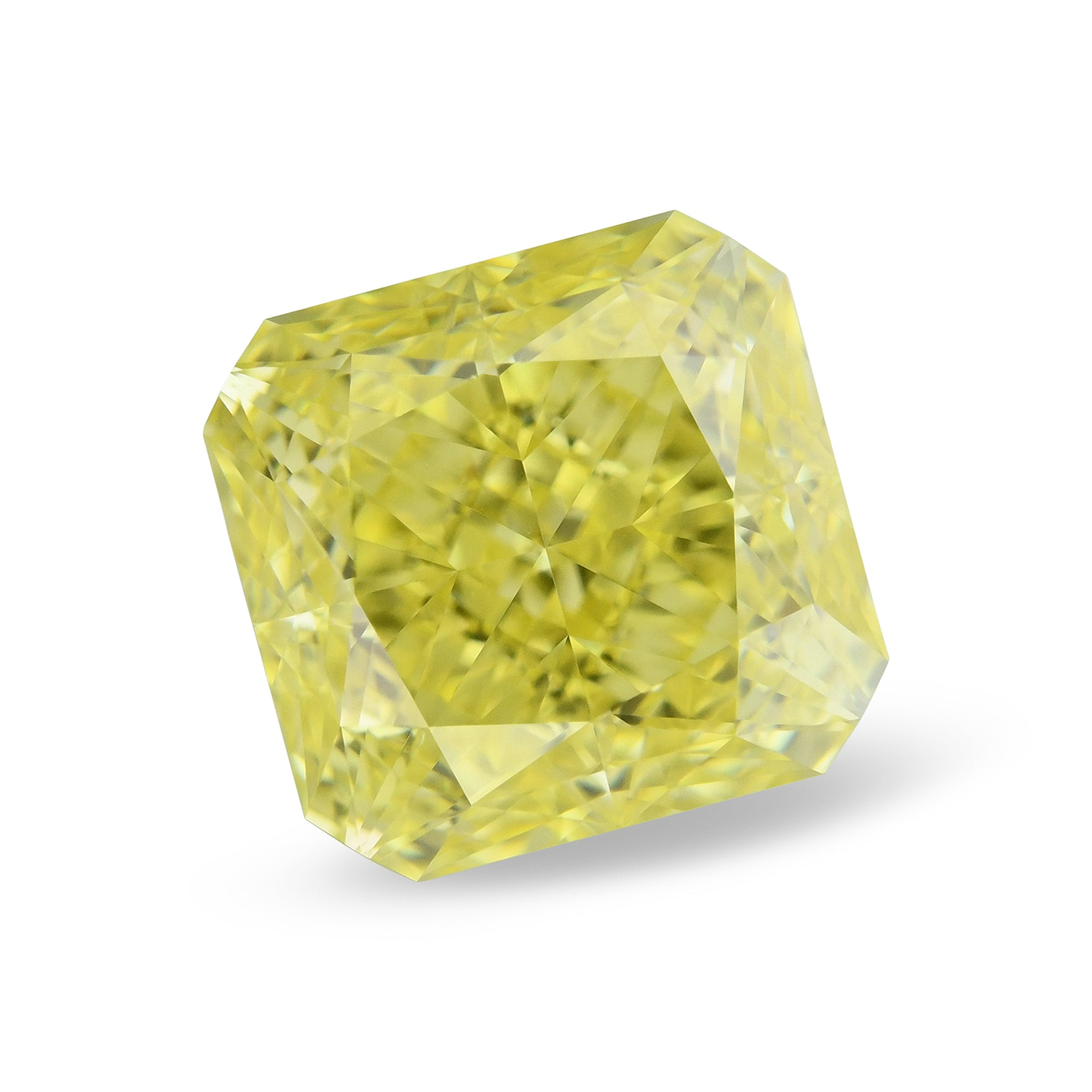 1.53 Carat Fancy Intense Yellow Radiant Diamond VS1 GIA