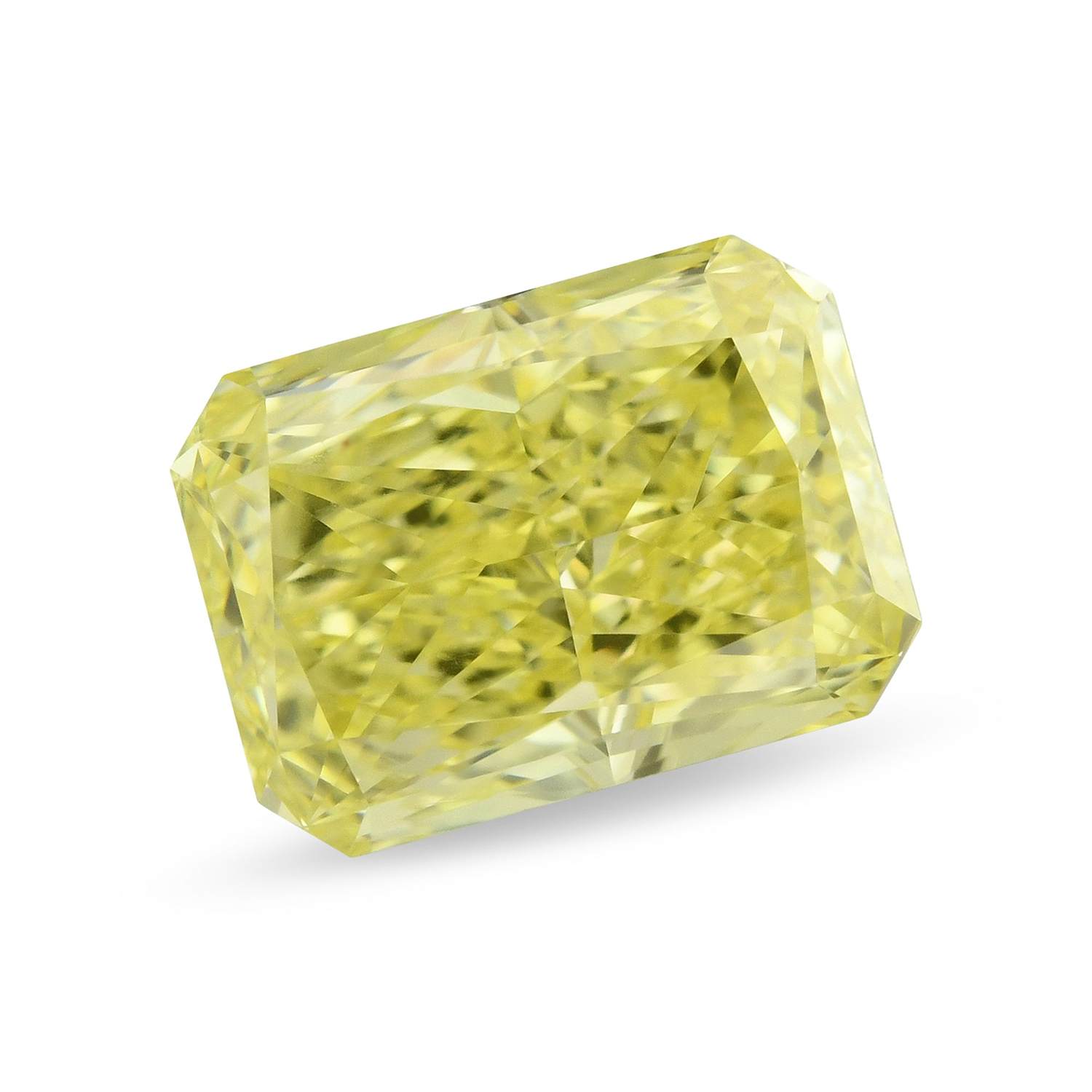 1.24 Carat Fancy Intense Yellow Radiant Diamond VS2 GIA