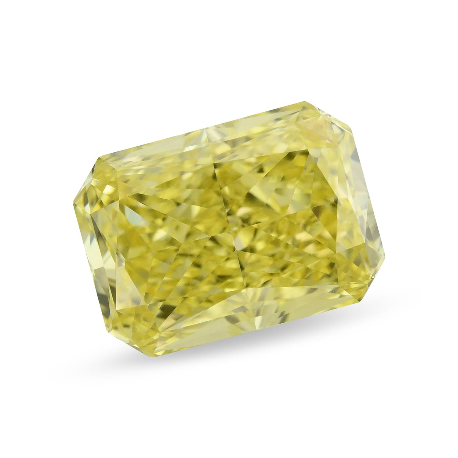 1.14 Carat Fancy Intense Yellow Radiant Diamond VVS1 GIA