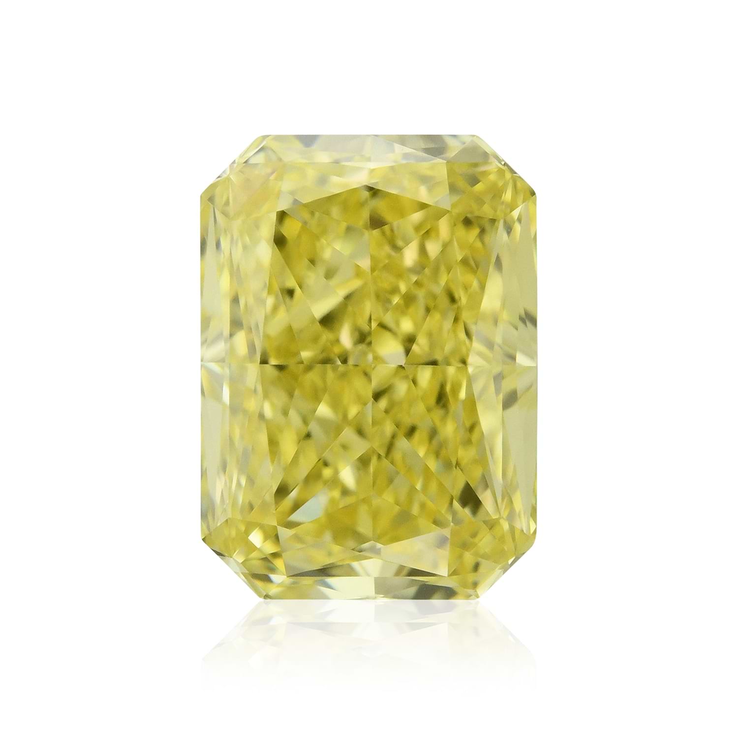 1.14 Carat Fancy Intense Yellow Radiant Diamond VVS1 GIA