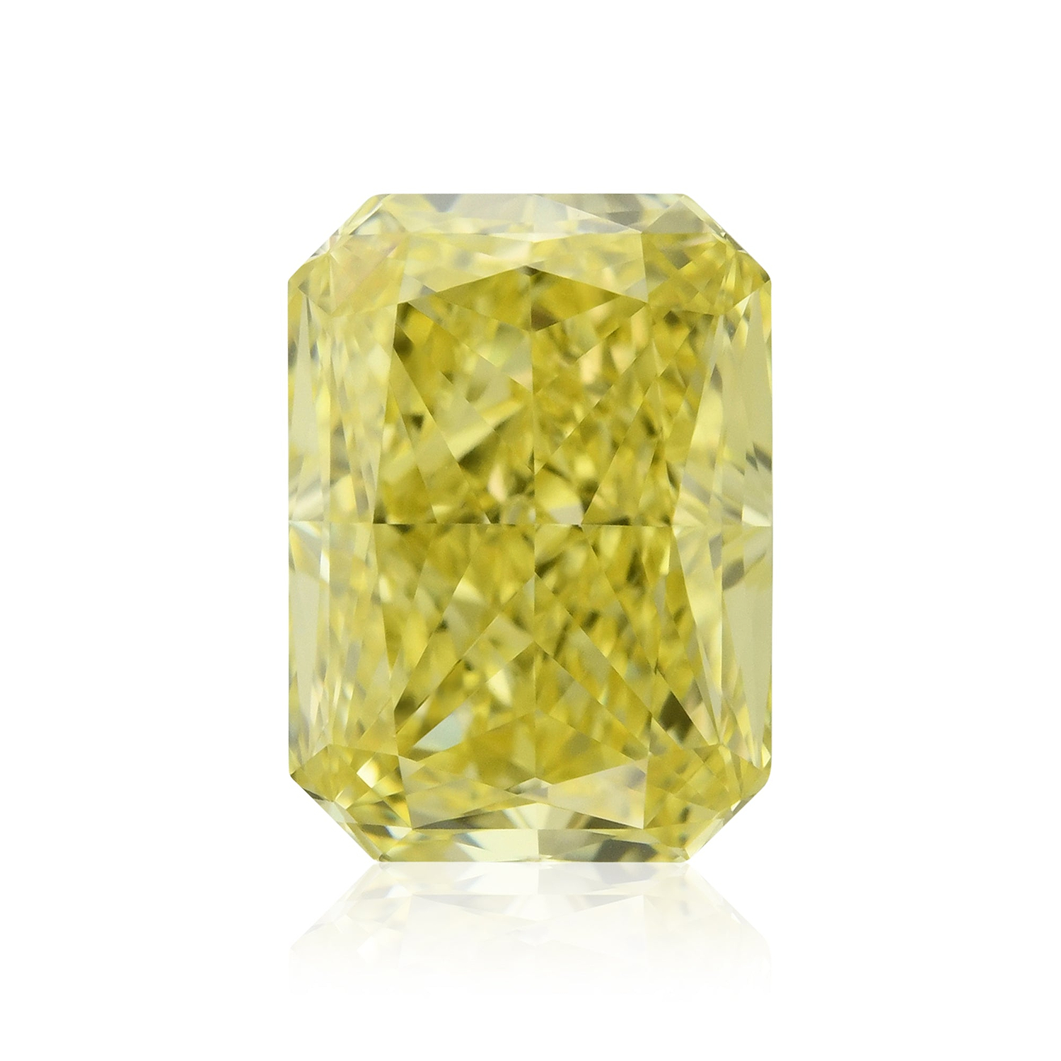1.14 Carat Fancy Intense Yellow Radiant Diamond VVS1 GIA