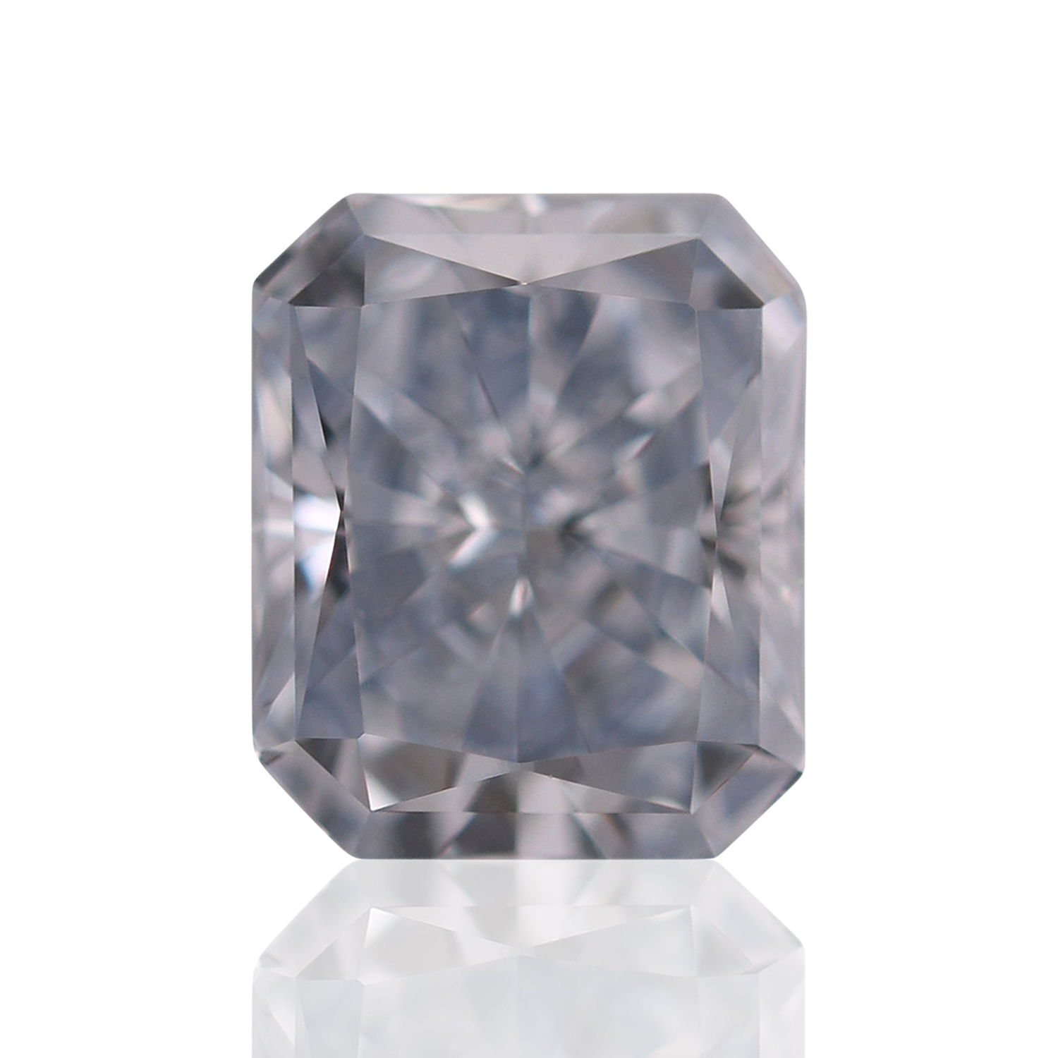 0.45 Carat Fancy Blue Radiant Diamond VVS2 GIA