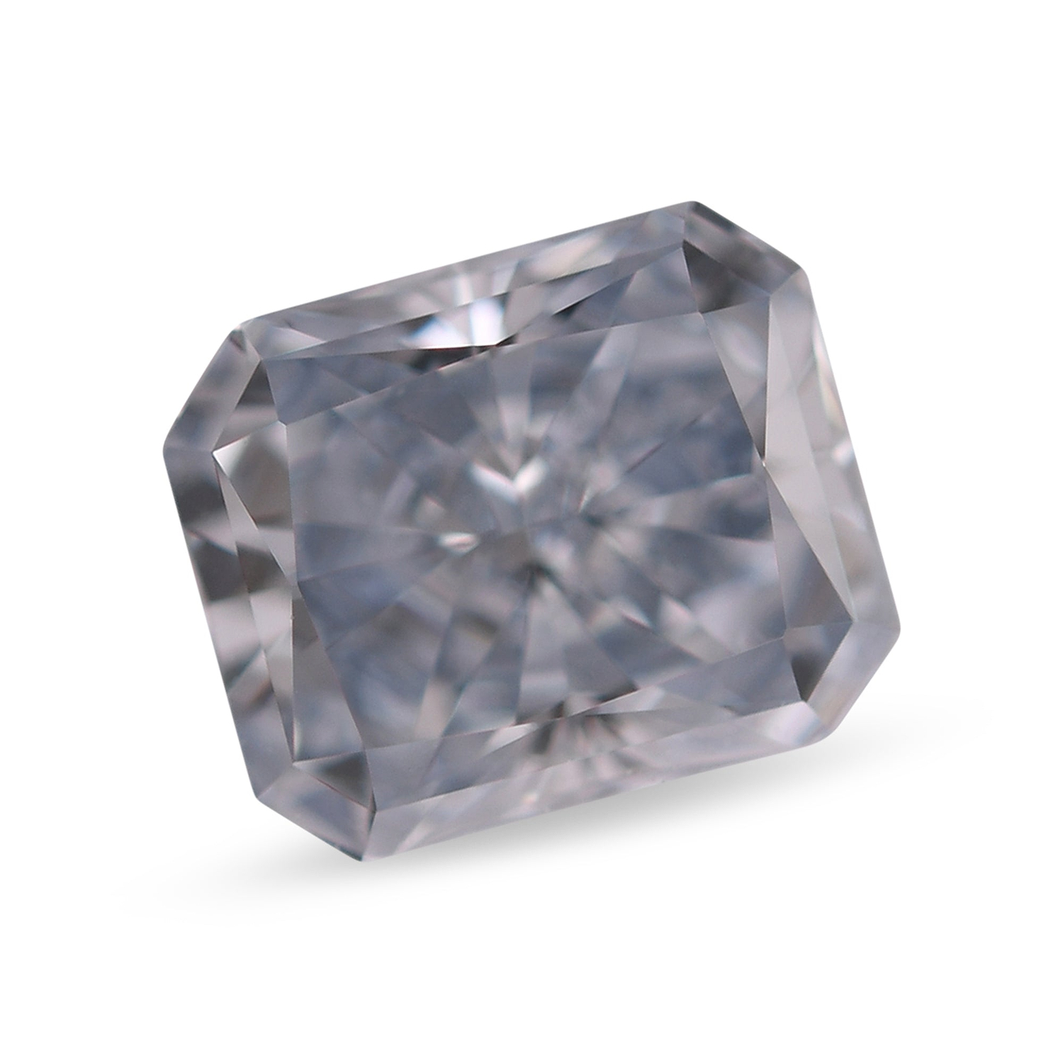 0.45 Carat Fancy Blue Radiant Diamond VVS2 GIA