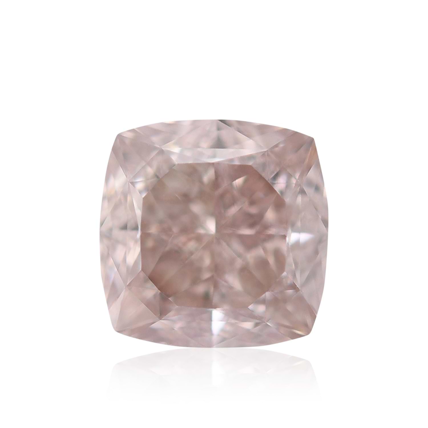 1.03 Carat Fancy Pinkish Brown Cushion Diamond SI1 GIA