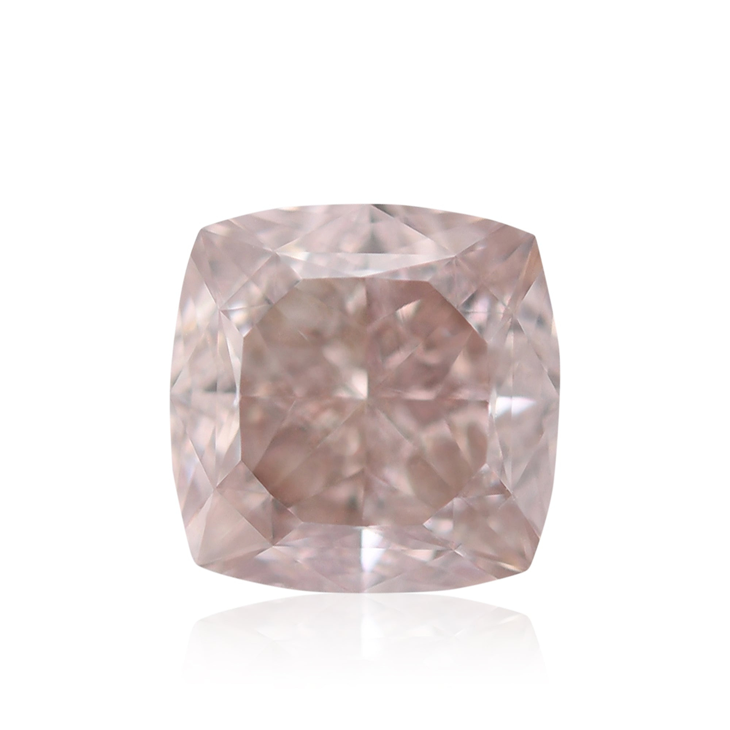 1.03 Carat Fancy Pinkish Brown Cushion Diamond SI1 GIA