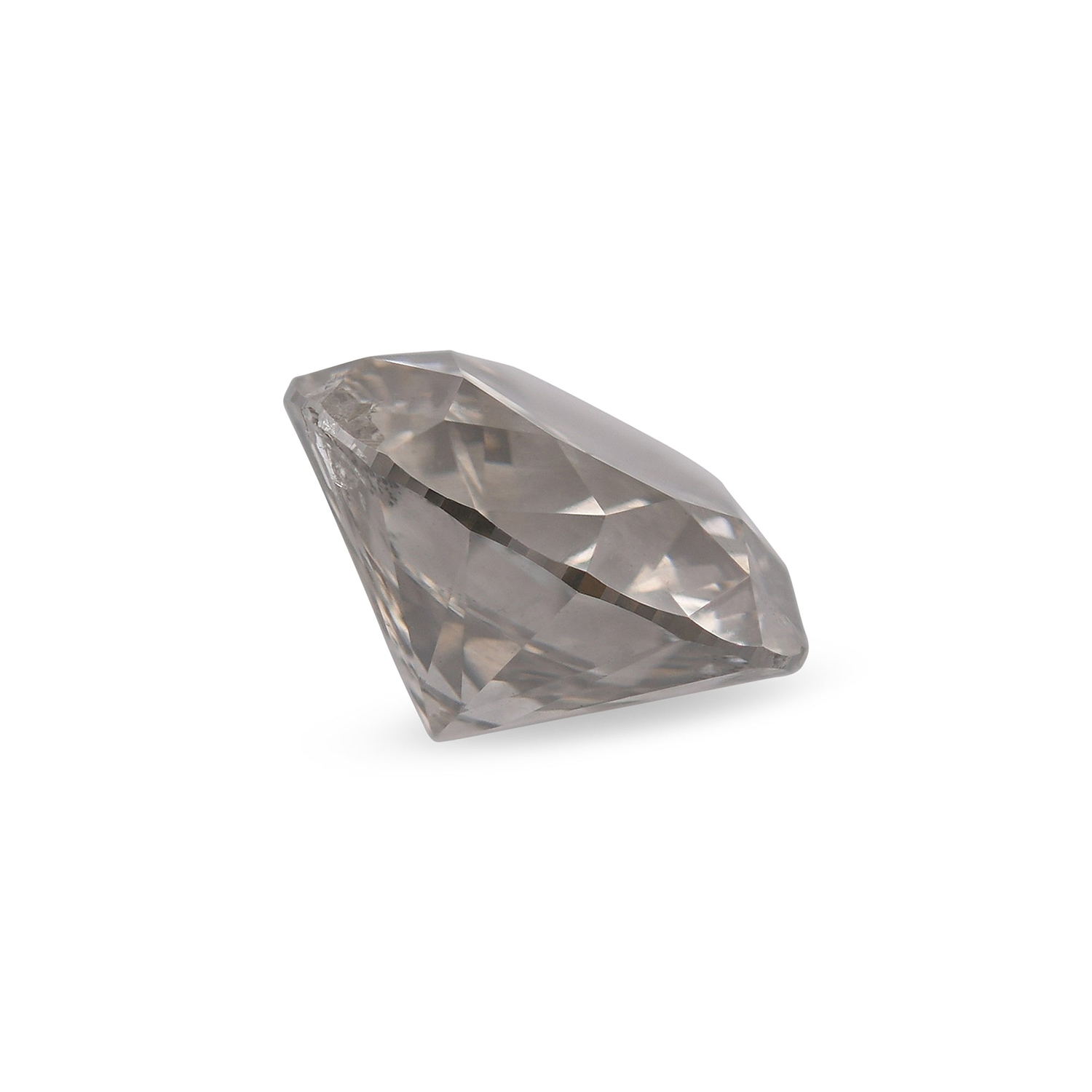 2.28 Carat Fancy Gray Round Brillant Diamond I1 GIA
