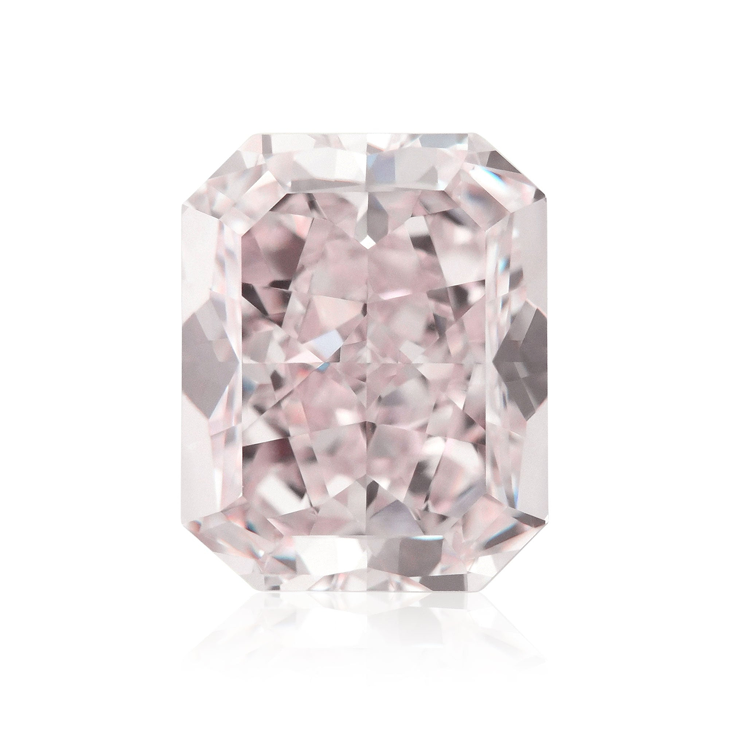 2.17 Carat Light Pink Radiant Diamond VS2 GIA