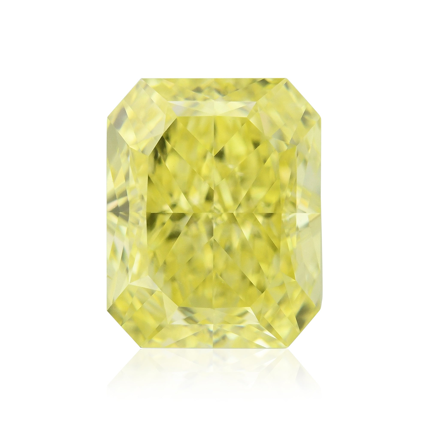 1.13 Carat Fancy Intense Yellow Radiant Diamond VS2 GIA