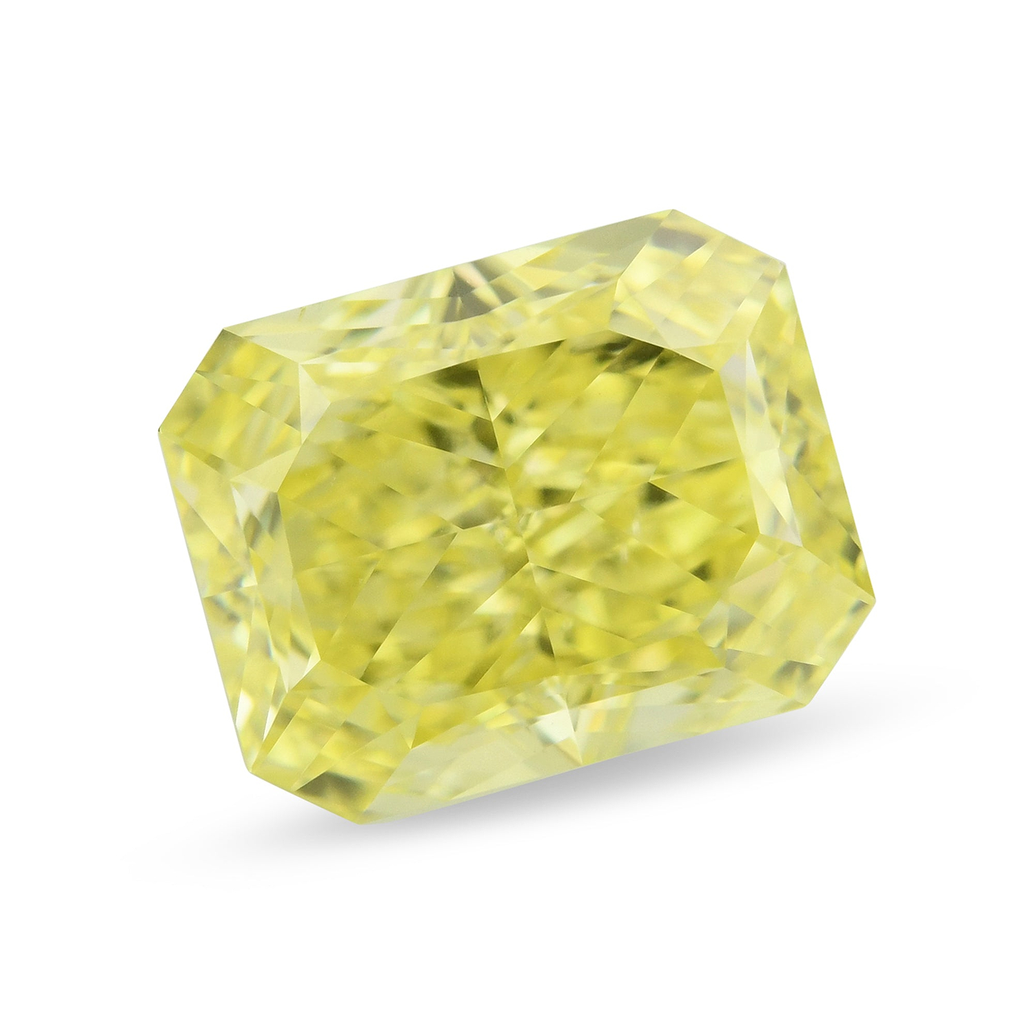 1.13 Carat Fancy Intense Yellow Radiant Diamond VS2 GIA