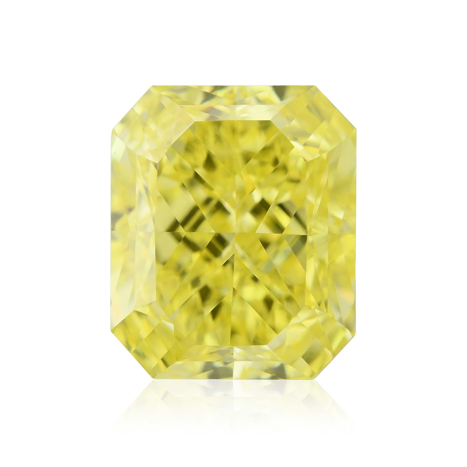 2.01 Carat Fancy Intense Yellow Radiant Diamond VS1 GIA