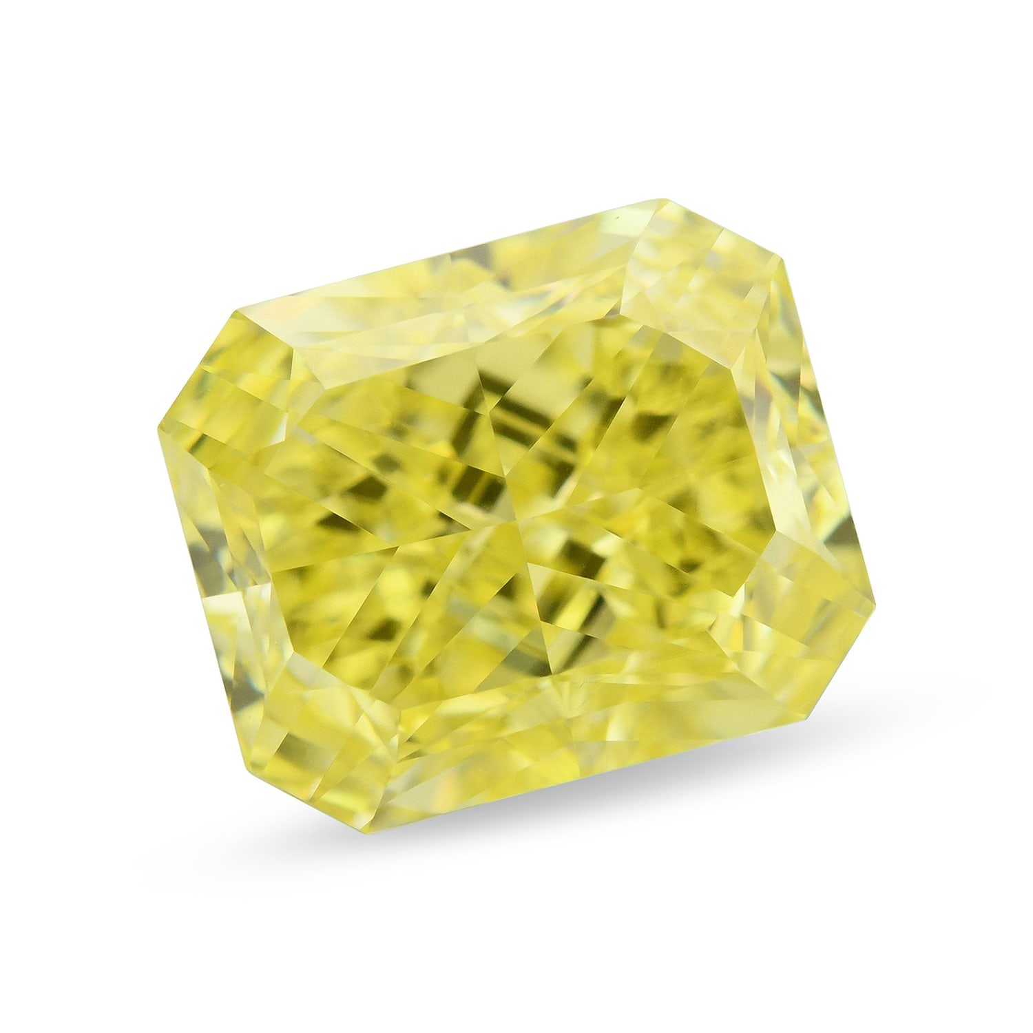 2.01 Carat Fancy Intense Yellow Radiant Diamond VS1 GIA