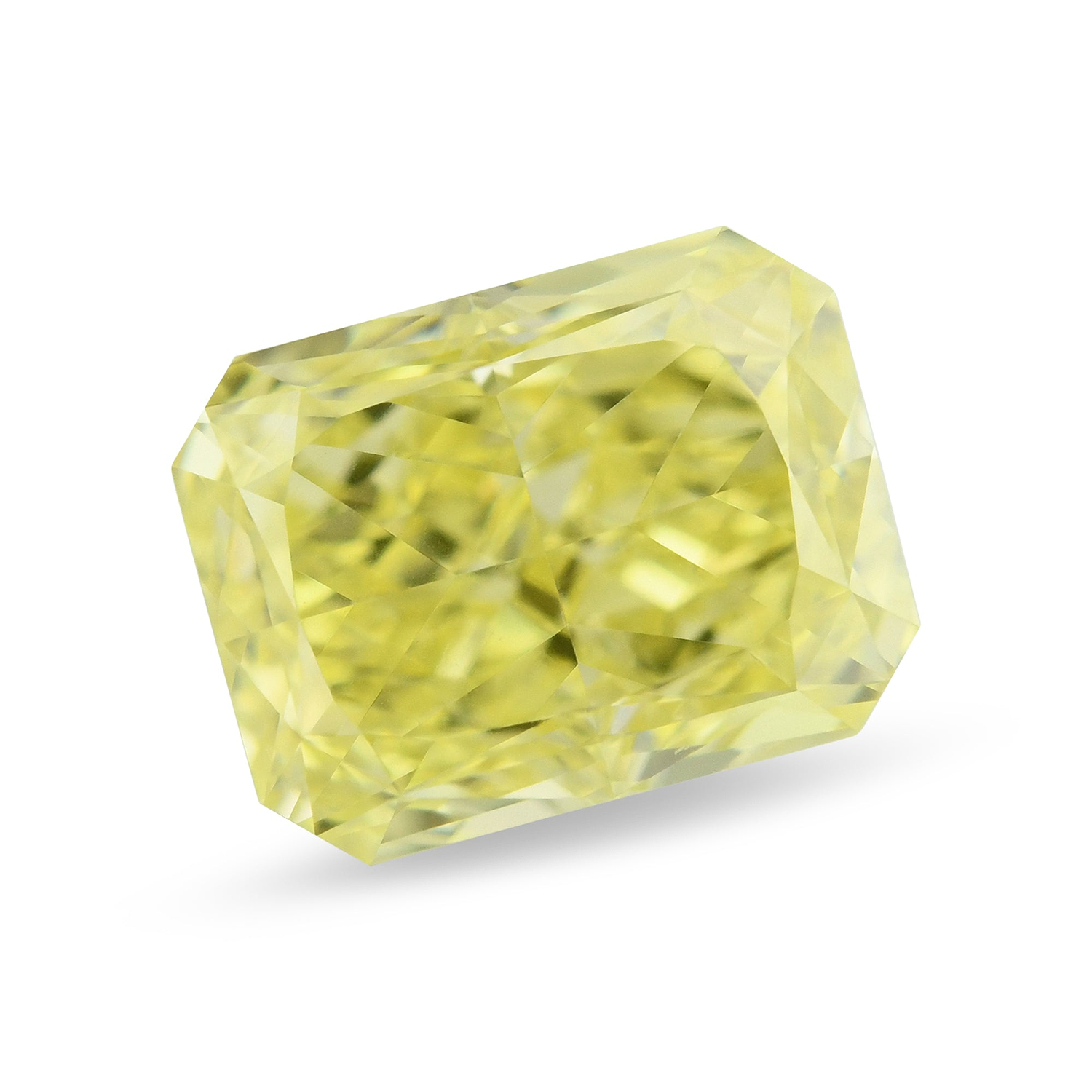 0.67 Carat Fancy Intense Yellow Radiant Diamond VS1 GIA
