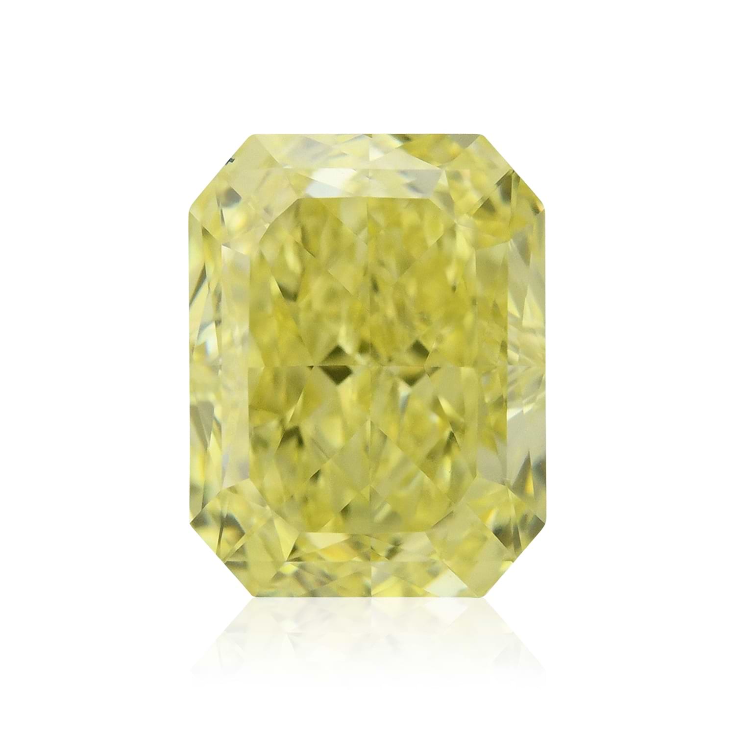 0.89 Carat Fancy Intense Yellow Radiant Diamond VS1 GIA