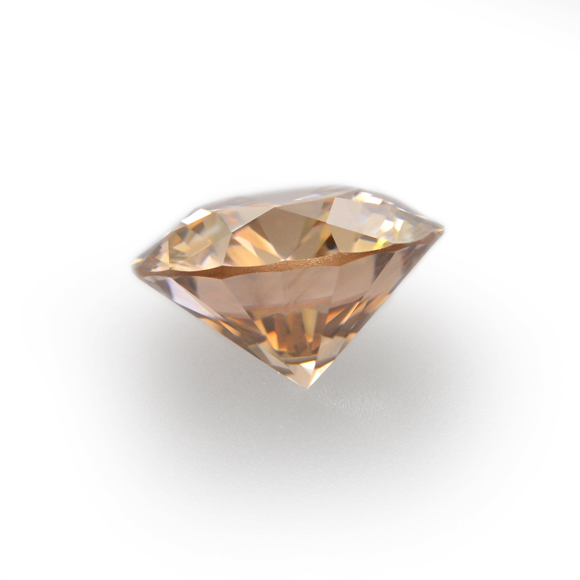 0.37 Carat Fancy Brown Round Brilliant Diamond VS1 IGI | LEIBISH