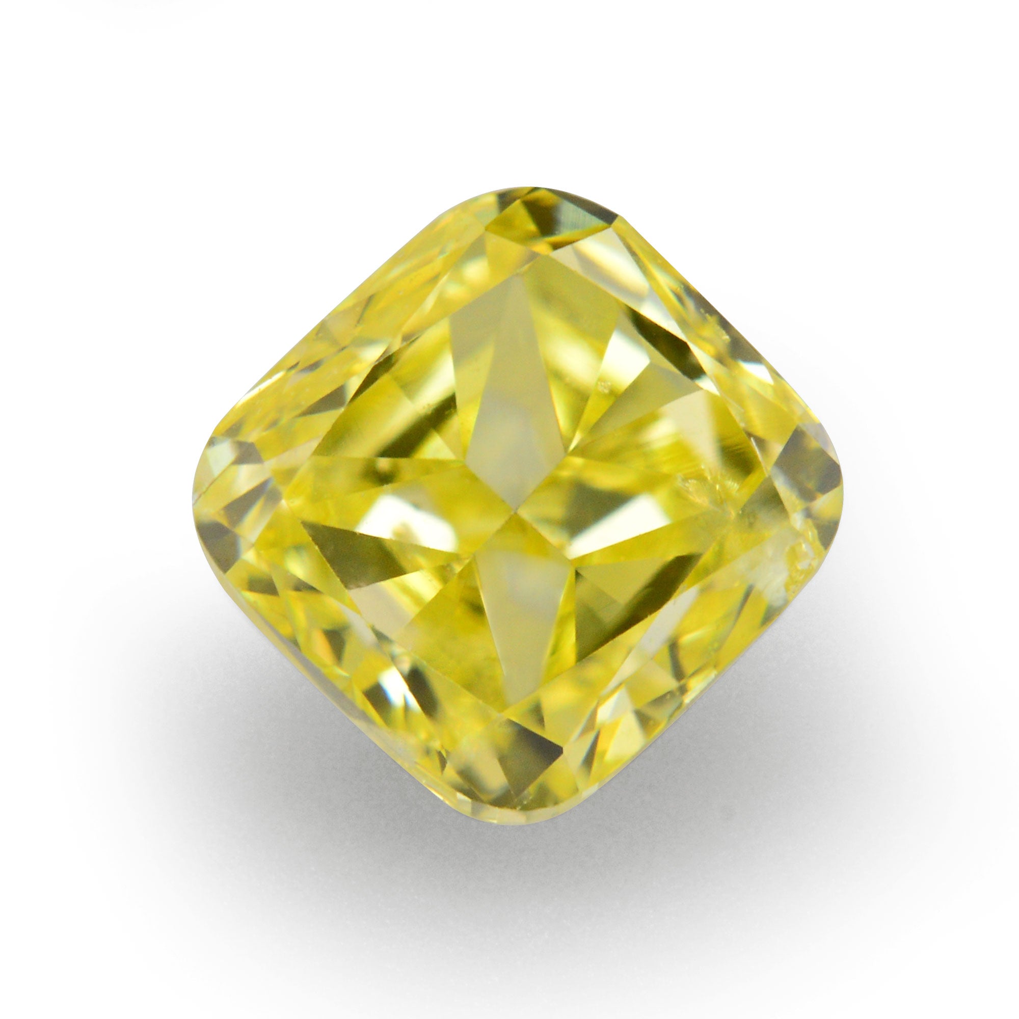0.40 ct Fancy Intense Yellow GIA 天然 イエロー ダイヤモンド