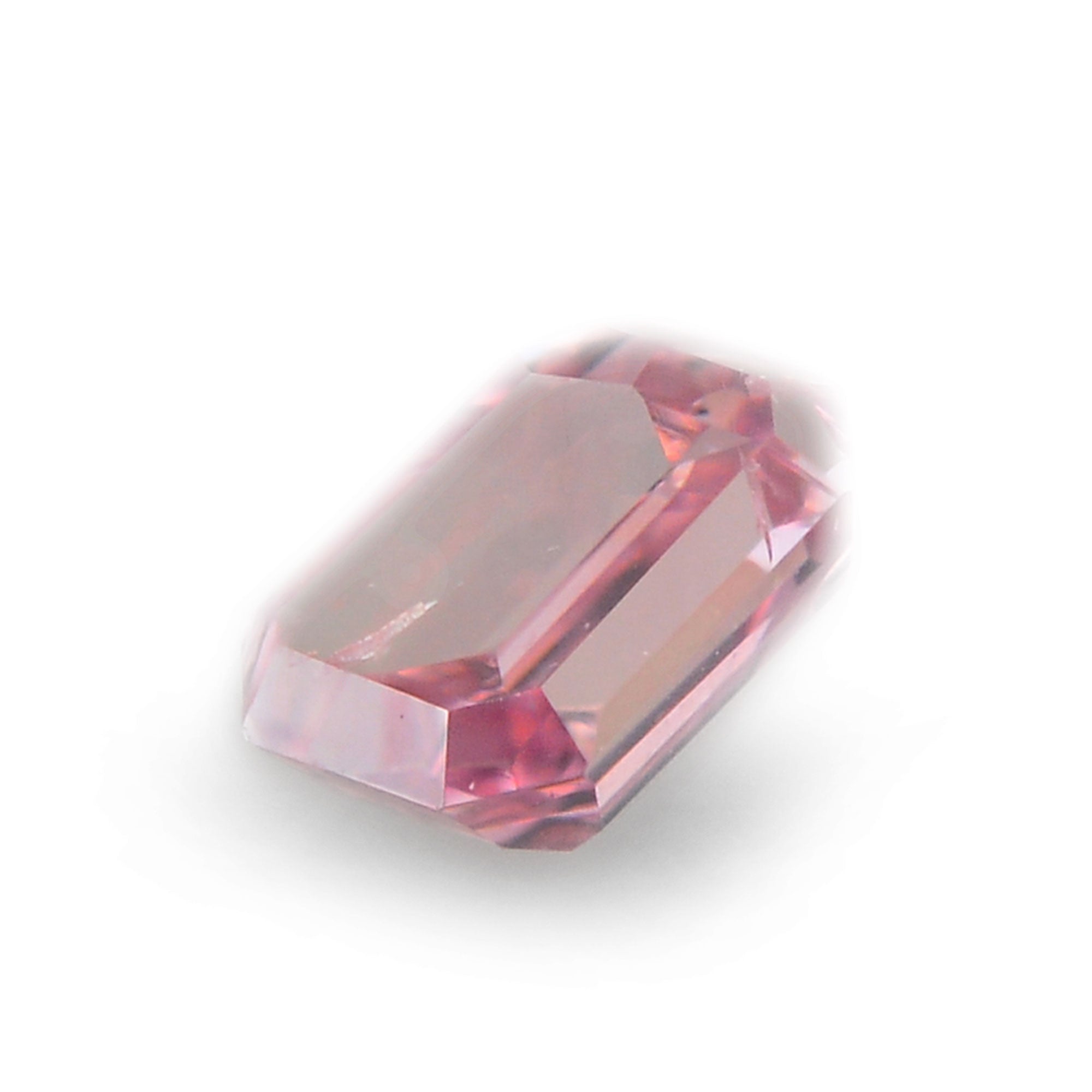 0.08 Carat Fancy Intense Purplish Pink Emerald Diamond (I1