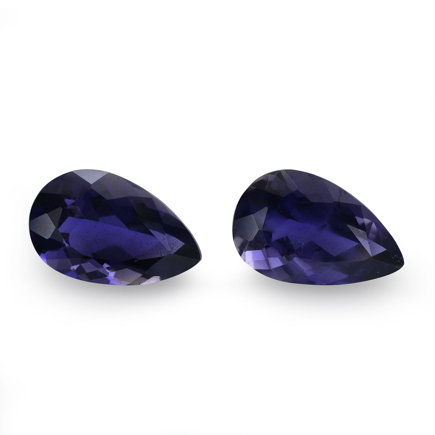 5.82 Carat violet  Pear Iolite