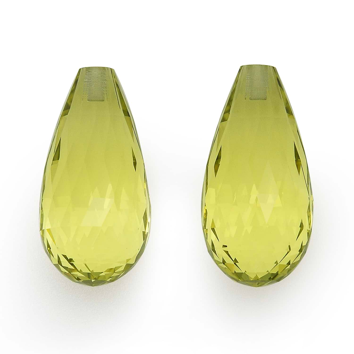 19.65 Carat Yellow Briolette Citrine