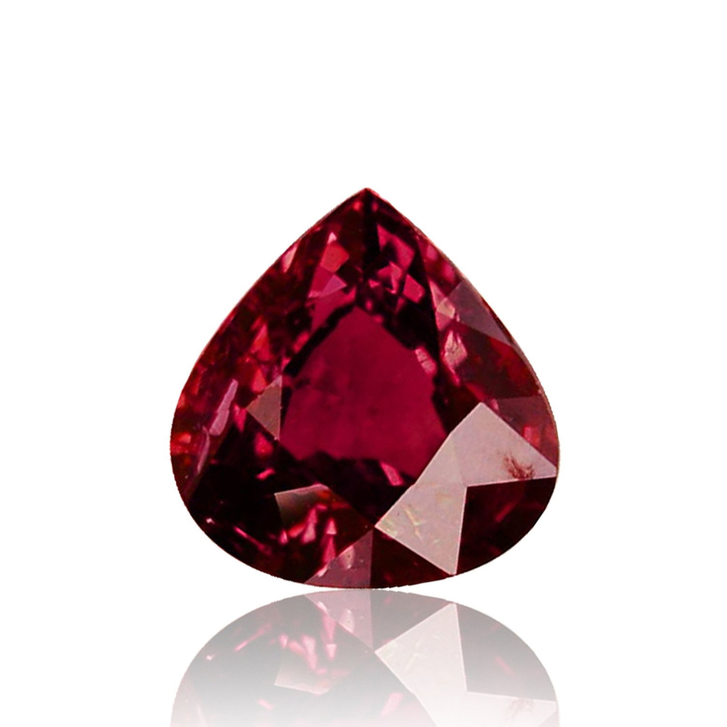 1.70 Carat Red MOZAMBICAN Pear Ruby CD