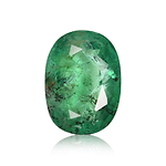 8.80 Carat Green  Oval Emerald