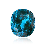 25.14 Carat Blue  Oval Zircon