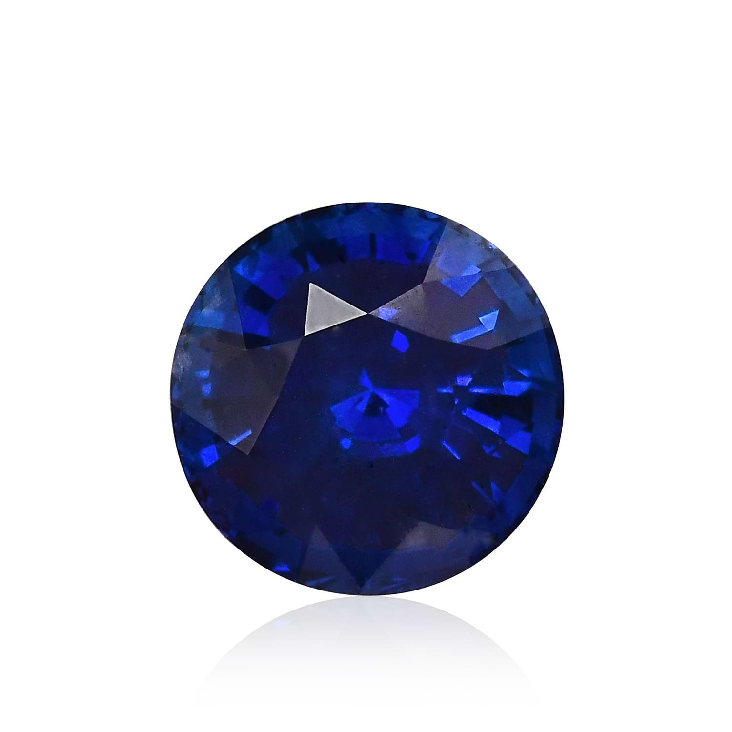 6.93 Carat Blue SRI LANKAN Round Sapphire GRS