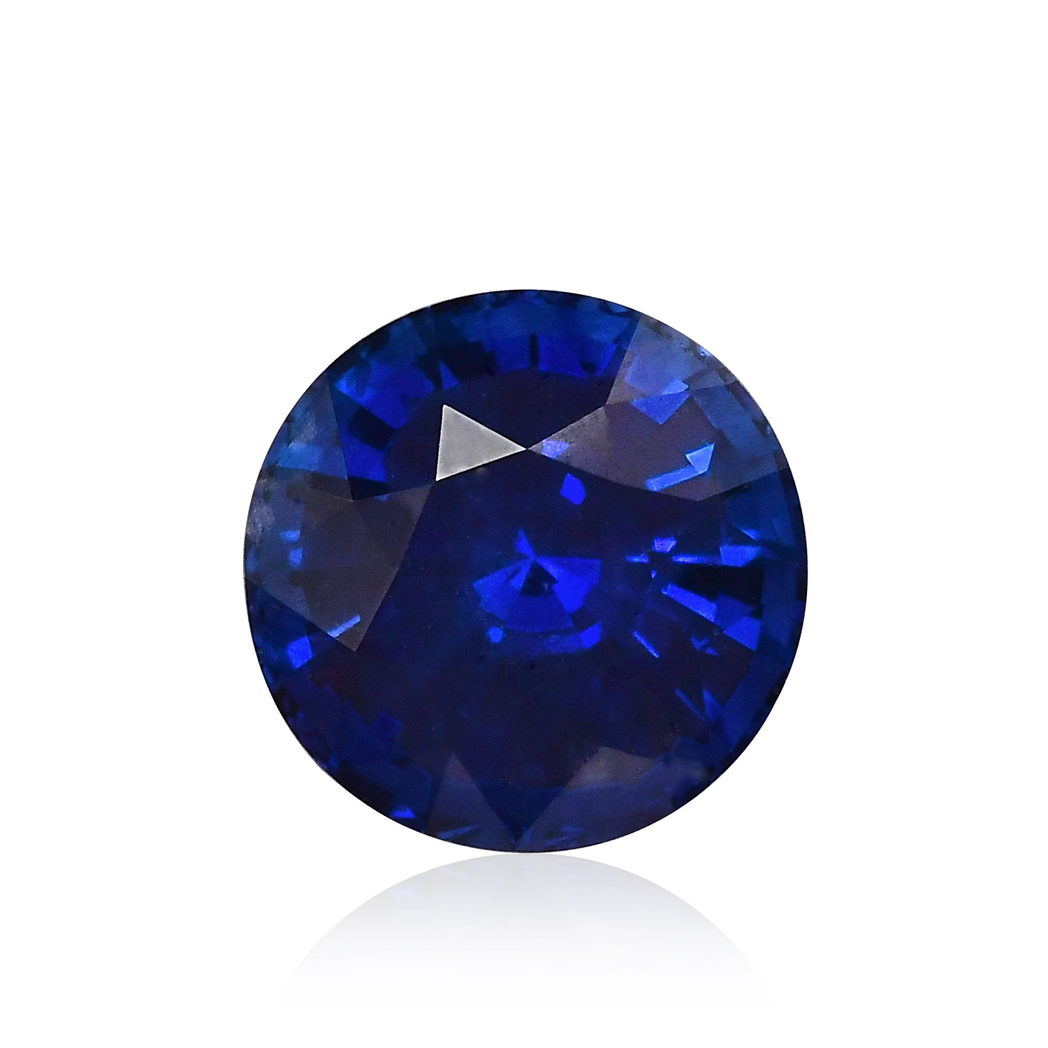 6.93 Carat Blue SRI LANKAN Round Sapphire GRS