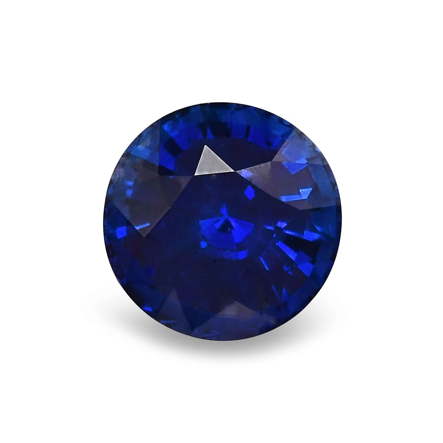6.93 Carat Blue SRI LANKAN Round Sapphire GRS