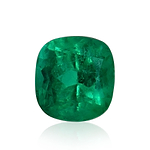 1.74 Carat Green COLOMBIAN Cushion Emerald GRS