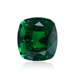 3.12 Carat Green ZAMBIAN Cushion Emerald AGL