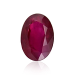 1.05 Carat Red  Oval Ruby