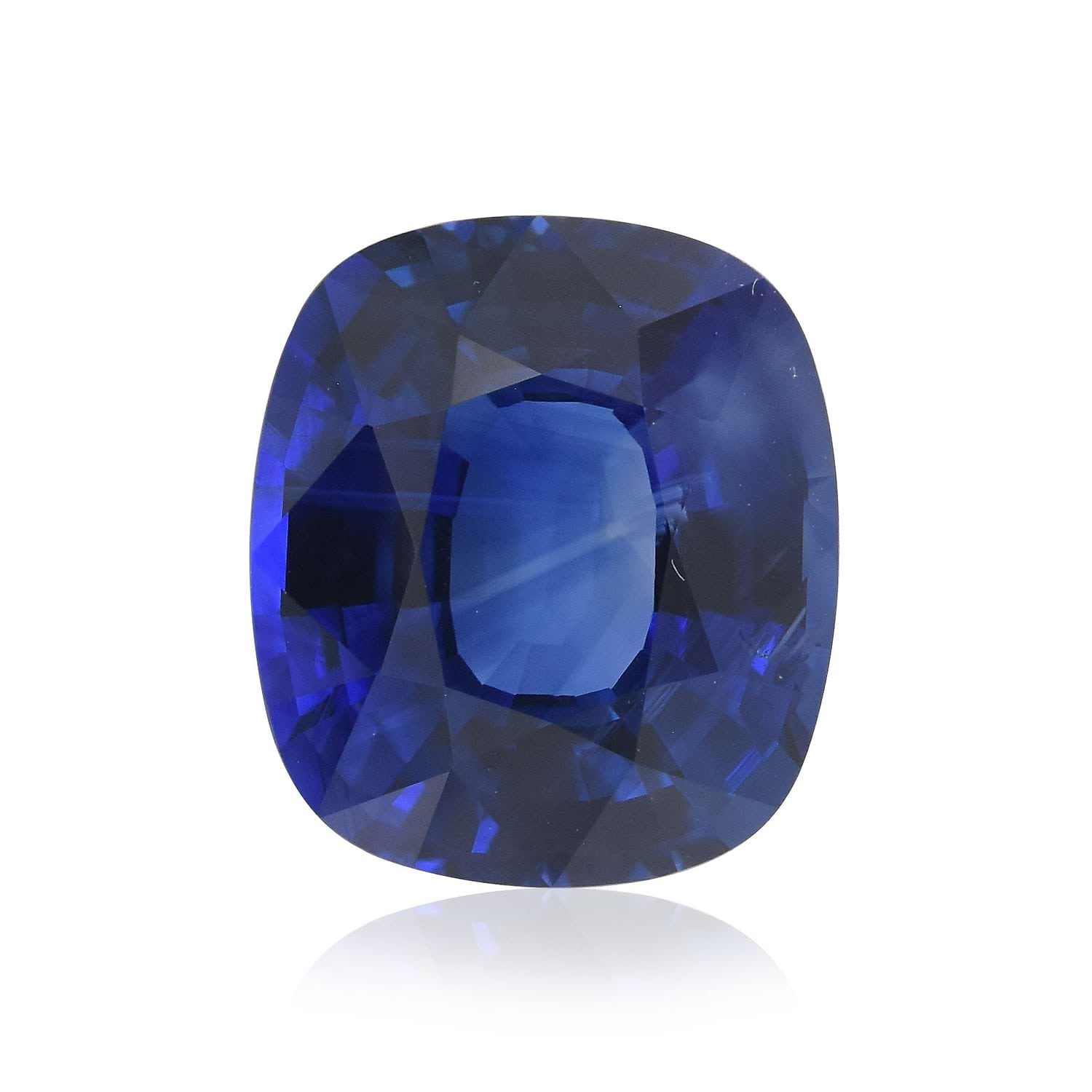 6.34 Carat Blue SRI LANKAN Cushion Sapphire GRS