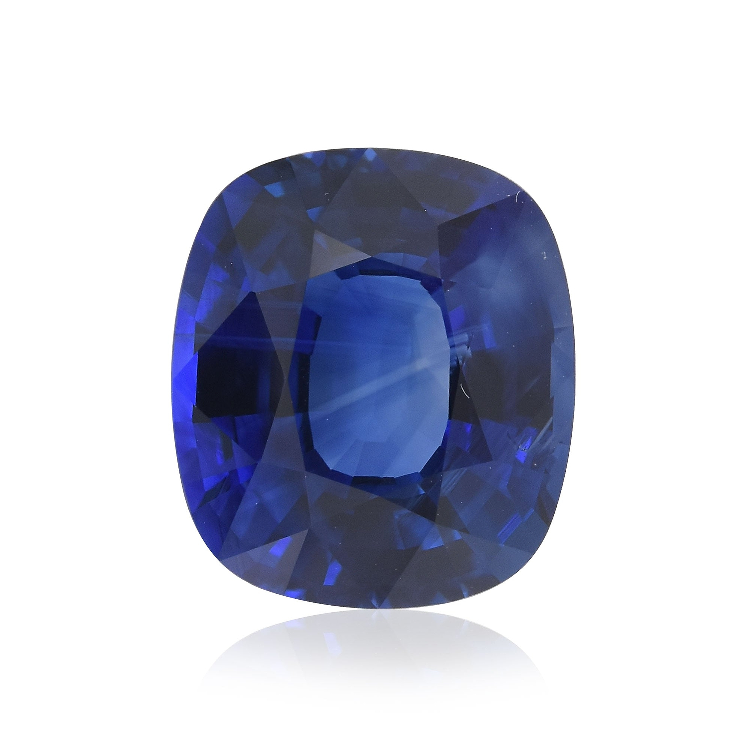 6.34 Carat Blue SRI LANKAN Cushion Sapphire GRS