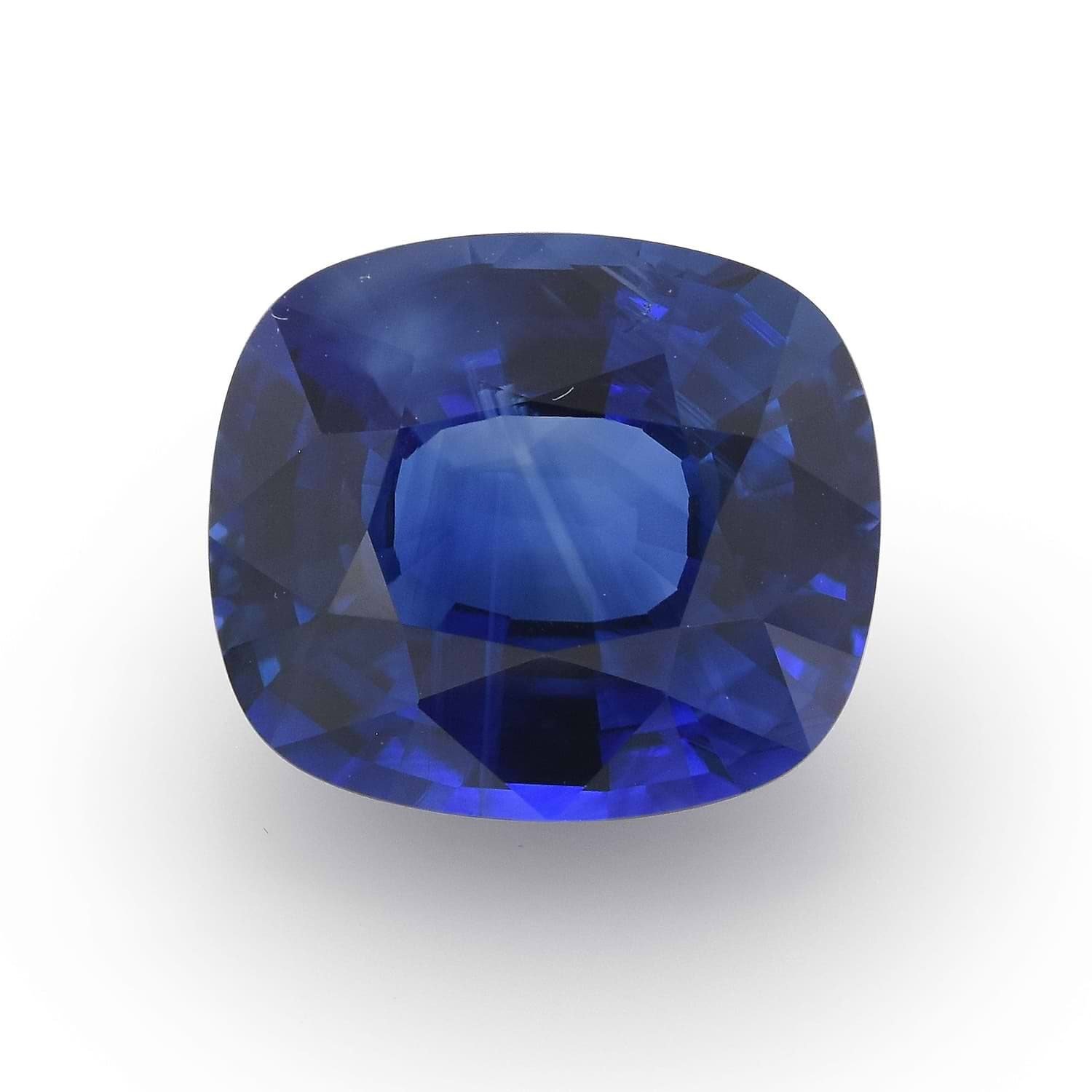 6.34 Carat Blue SRI LANKAN Cushion Sapphire GRS
