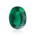 5.75 Carat Green  Oval Emerald GWLAB