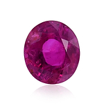 2.08 Carat Red BURMESE Oval Ruby GRS