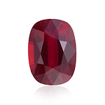 3.29 Carat Red MOZAMBICAN Cushion Ruby GIA