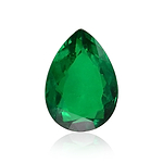 6.79 Carat Green COLOMBIAN Pear Emerald GUBELIN