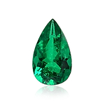 4.11 Carat Green COLOMBIAN Pear Emerald GRS