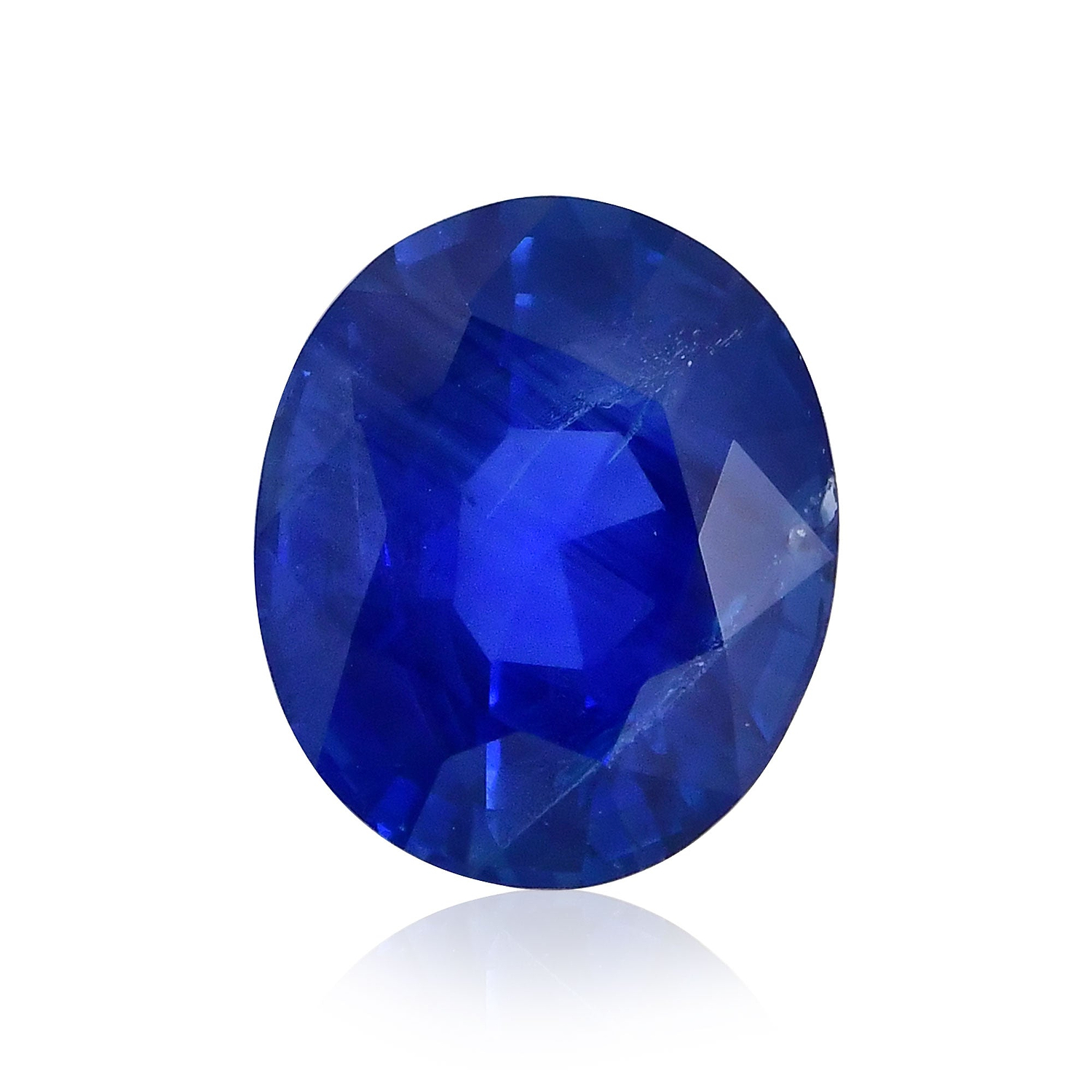 8.44 Carat Blue BURMESE Oval Sapphire GRS