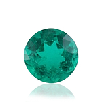 3.53 Carat Green COLOMBIAN Round Emerald CD