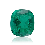 4.31 Carat Green COLOMBIAN Cushion Emerald CD